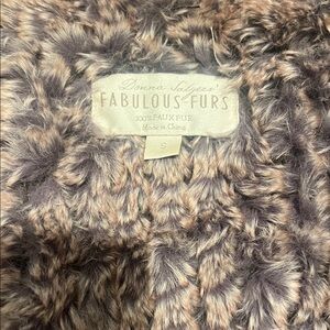 Fabulous Furs Faux Fur Teddy Jacket - Tan